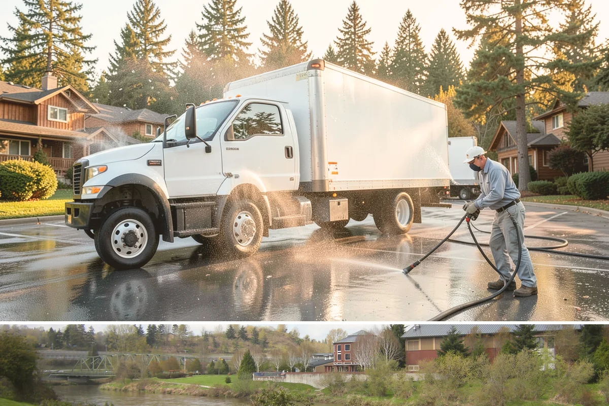 Mailbox Cleaning in Tukwila, King County, WA - Mailboxes are best refreshed in spring and fall when Northwest algae growth peaks on exposed surfaces.