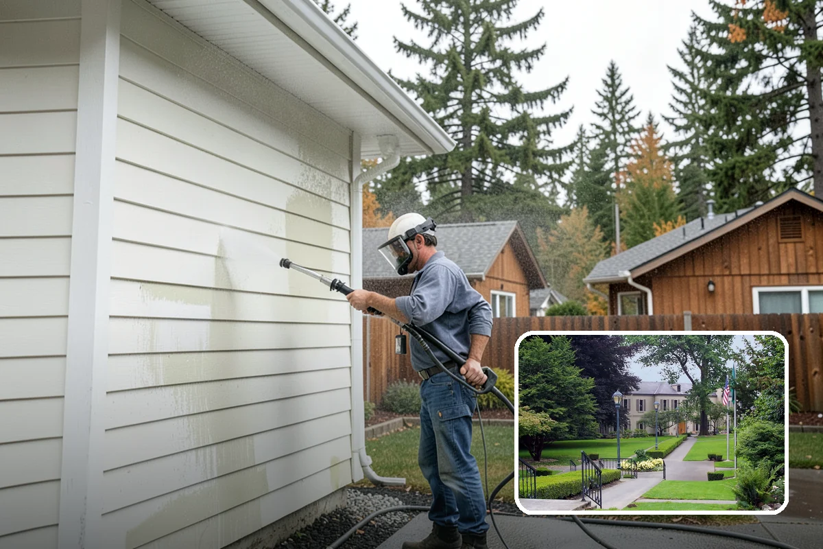 Mailbox Cleaning in Woodinville, King County, WA - Restores faded, algae-covered housings