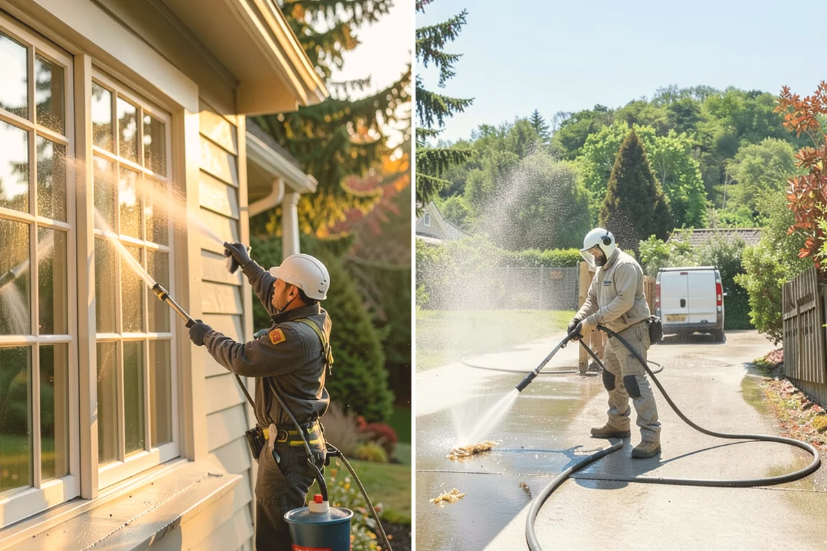 Masonry Restoration Cleaning in Bellevue, King County, WA - Survey the masonry condition and test discreetly