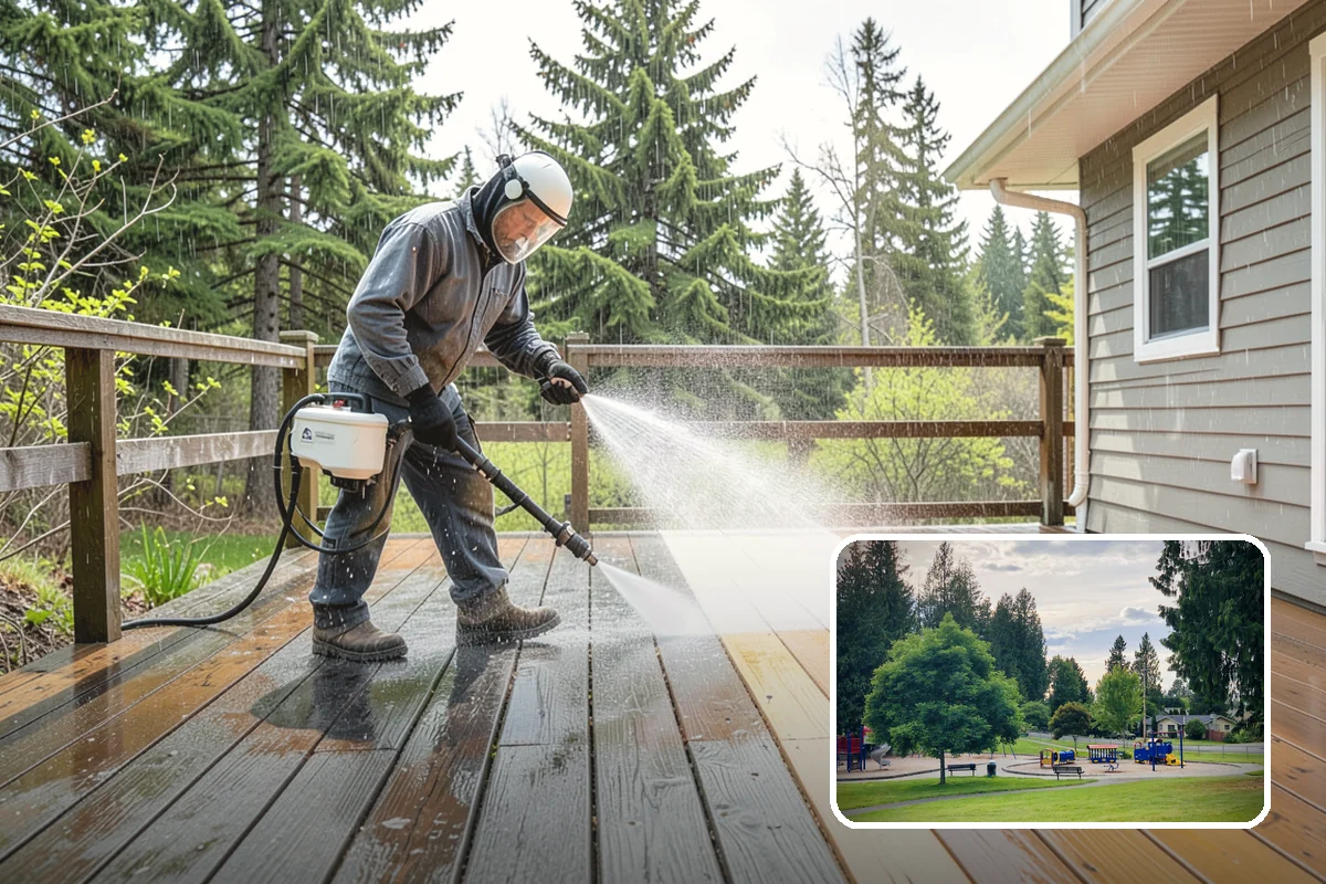 Masonry Restoration Cleaning in Bonney Lake, Pierce County, WA - Preserves fragile mortar and softened historic stone