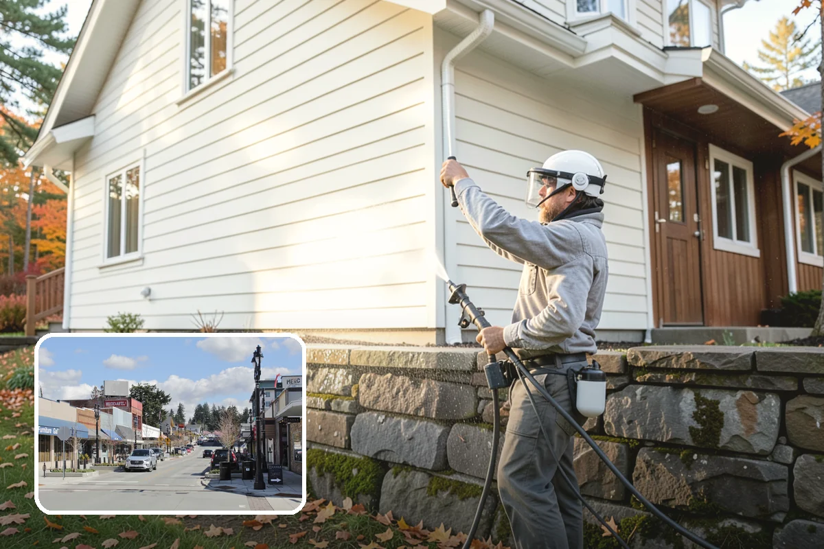 Masonry Restoration Cleaning in Bothell, King County, WA - Preserves fragile mortar and softened historic stone