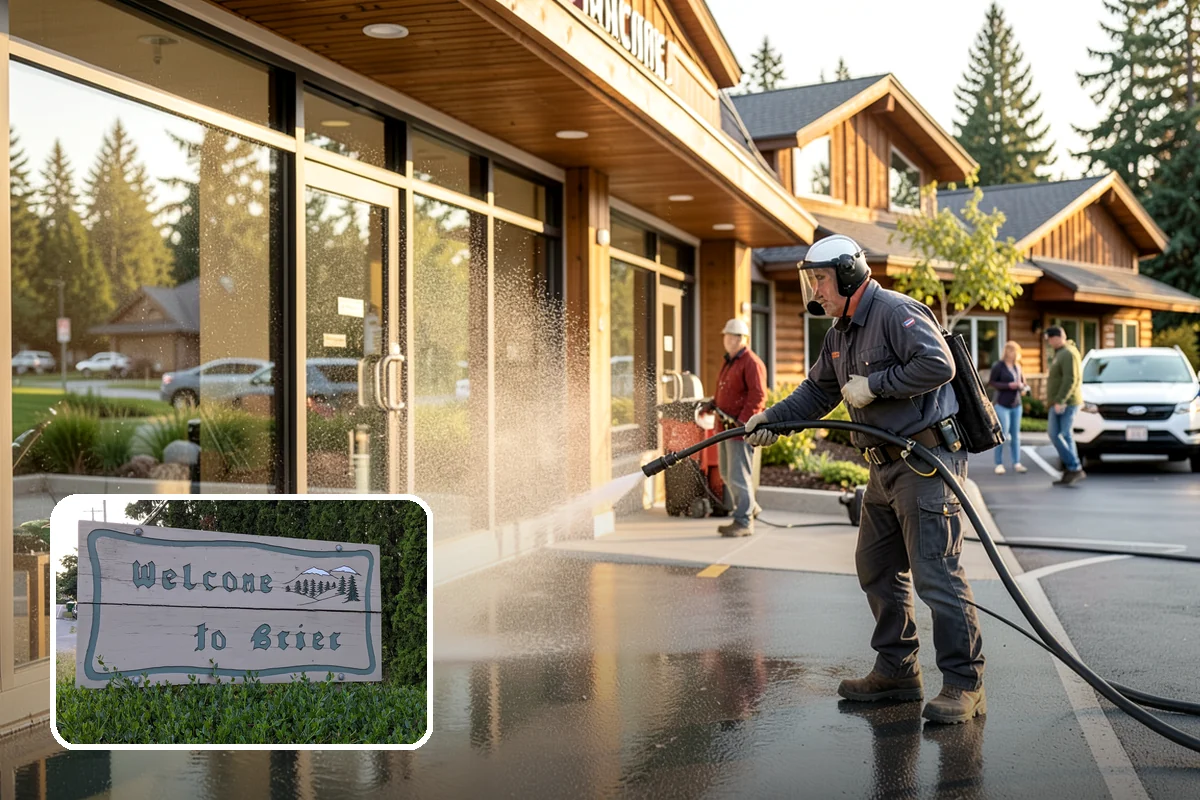 Masonry Restoration Cleaning in Brier, Snohomish County, WA - Preserves fragile mortar and softened historic stone