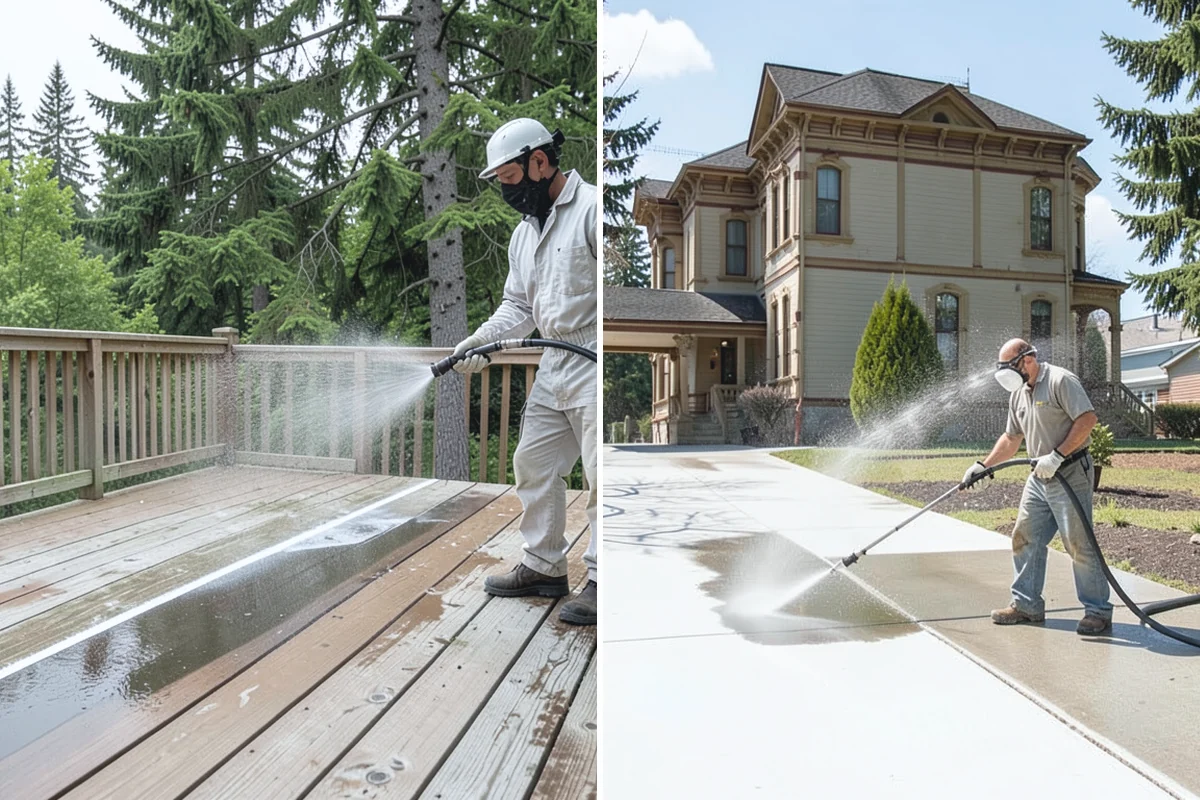 Masonry Restoration Cleaning in Buckley, Pierce County, WA - Survey the masonry condition and test discreetly