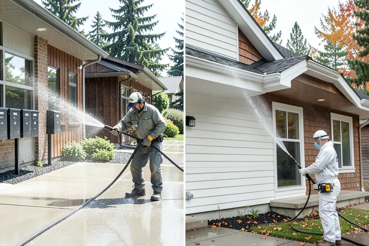 Masonry Restoration Cleaning in Clyde Hill, King County, WA - Survey the masonry condition and test discreetly