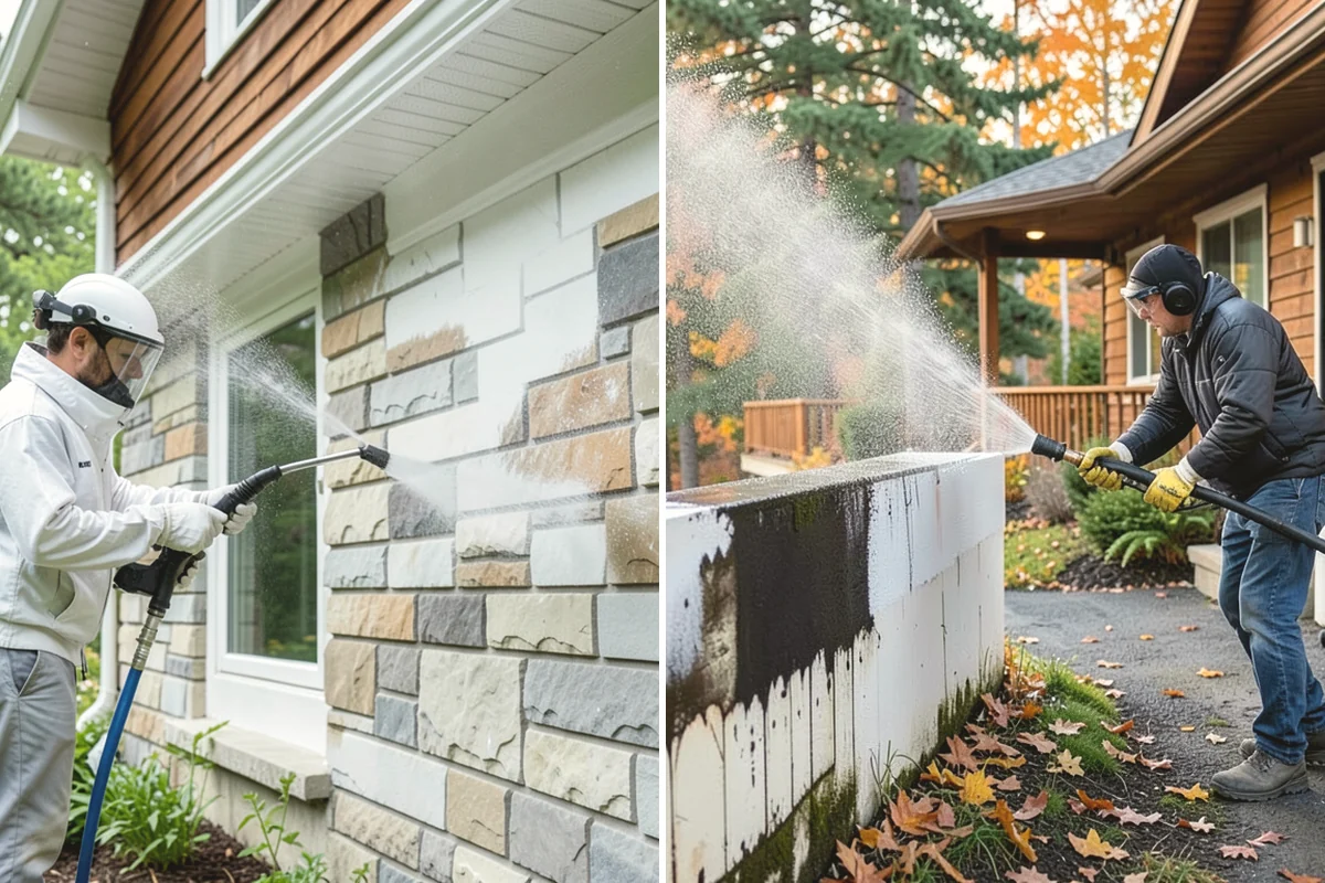 Masonry Restoration Cleaning in Duvall, King County, WA - Survey the masonry condition and test discreetly