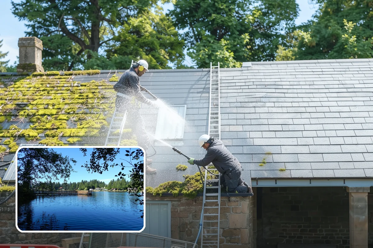 Masonry Restoration Cleaning in Federal Way, King County, WA - Preserves fragile mortar and softened historic stone