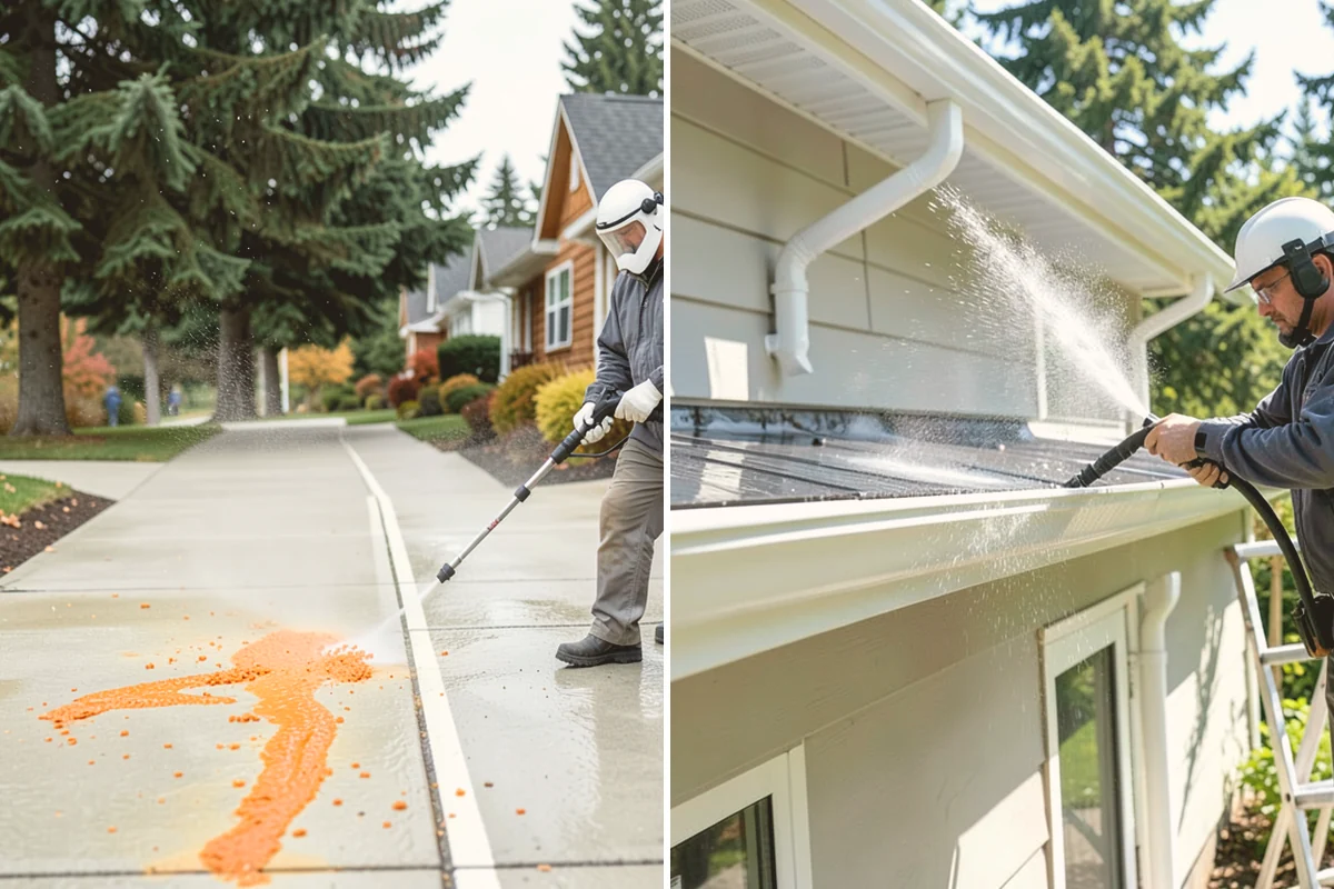 Masonry Restoration Cleaning in Fife, Pierce County, WA - Survey the masonry condition and test discreetly