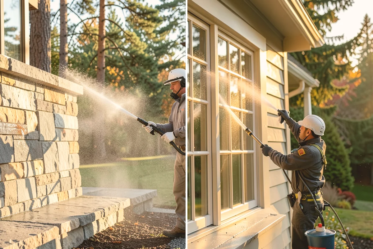 Masonry Restoration Cleaning in Langley, Island County, WA - Survey the masonry condition and test discreetly