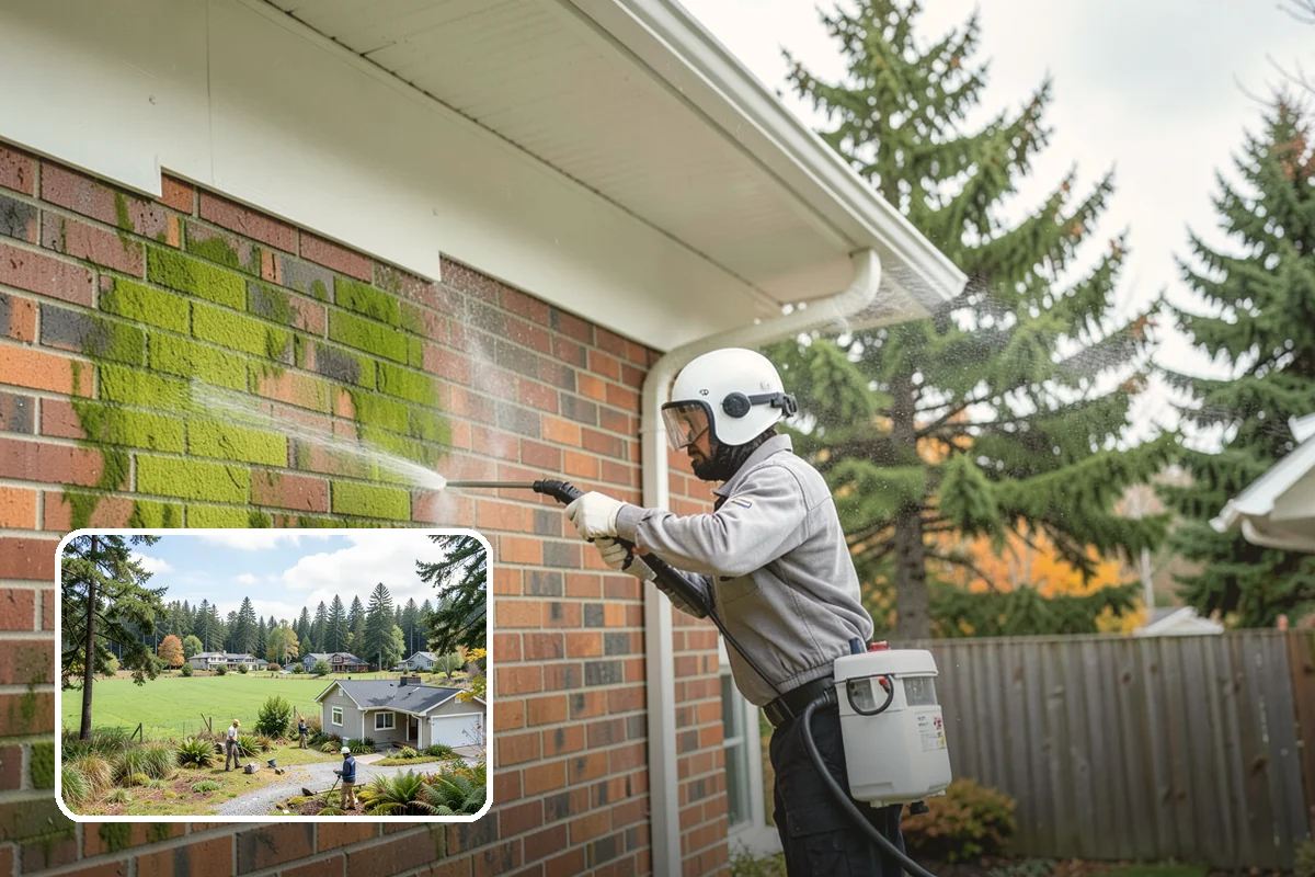 Masonry Restoration Cleaning in Lyman, Skagit County, WA - Preserves fragile mortar and softened historic stone