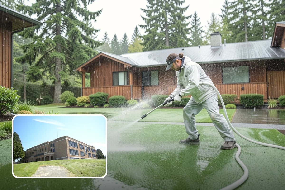 Masonry Restoration Cleaning in Maple Valley, King County, WA - Preserves fragile mortar and softened historic stone