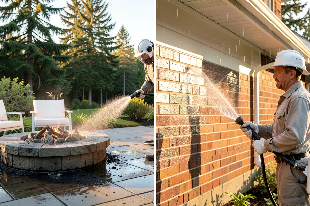 Masonry Restoration Cleaning in Maple Valley, King County, WA - Survey the masonry condition and test discreetly
