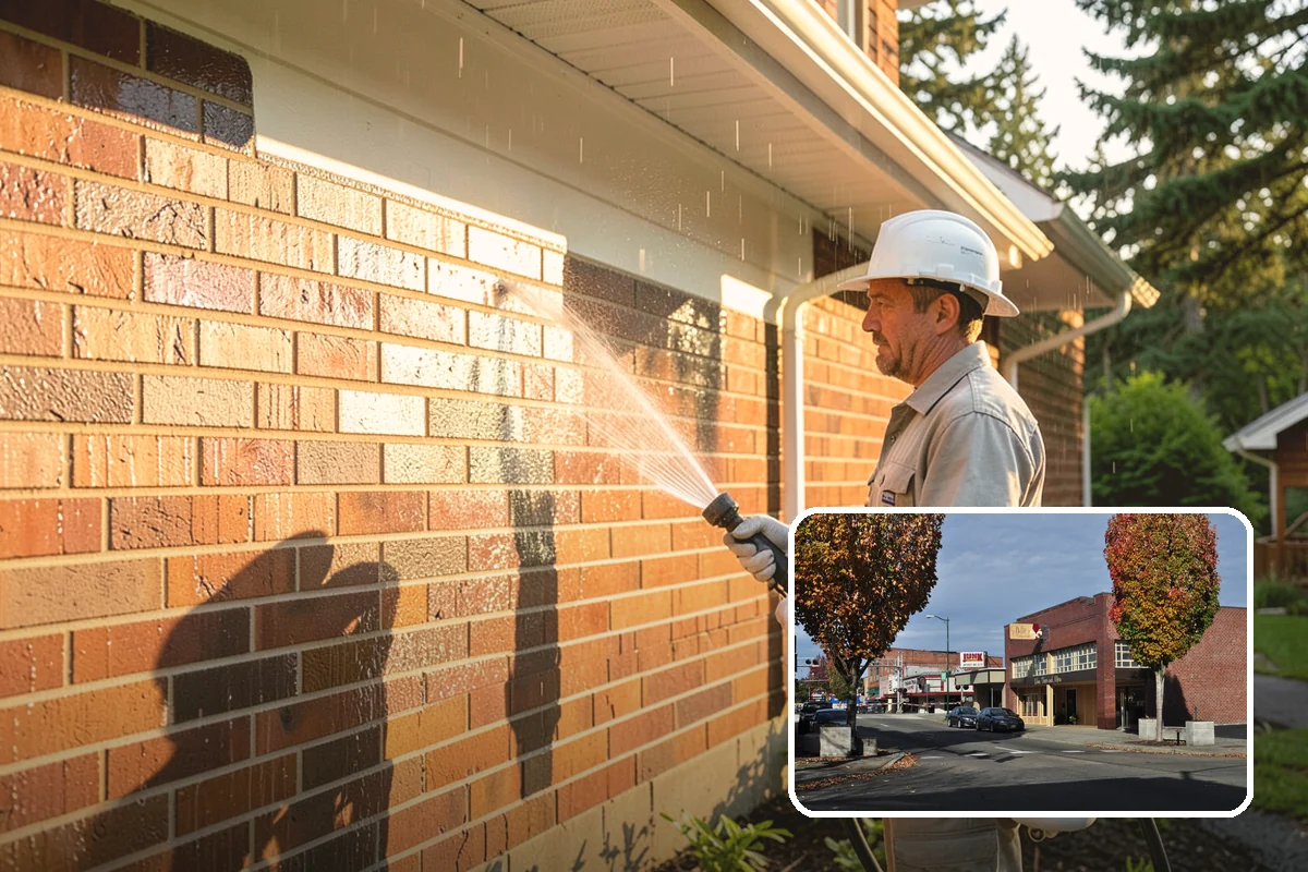 Masonry Restoration Cleaning in Puyallup, Pierce County, WA - Preserves fragile mortar and softened historic stone