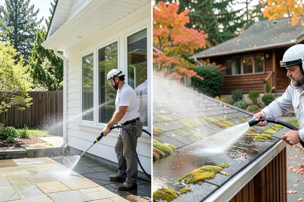 Masonry Restoration Cleaning in Puyallup, Pierce County, WA - Survey the masonry condition and test discreetly