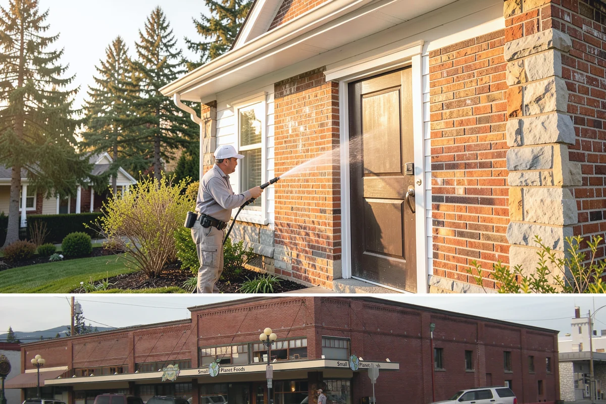 Masonry Restoration Cleaning in Sedro-Woolley, Skagit County, WA - A stable, dry summer stretch is safest for aged masonry, since saturated historic material is more vulnerable during any cleaning.