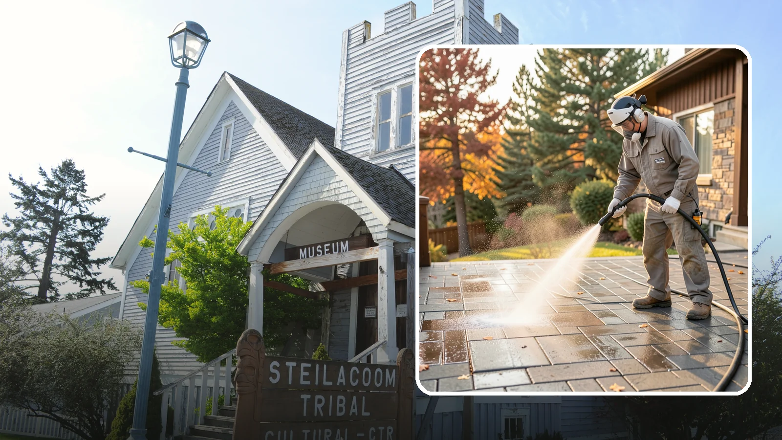 Masonry Restoration Cleaning in Steilacoom, Pierce County, WA - Carefully restore aged or historic masonry with staged, low-impact cleaning that preserves the original material.