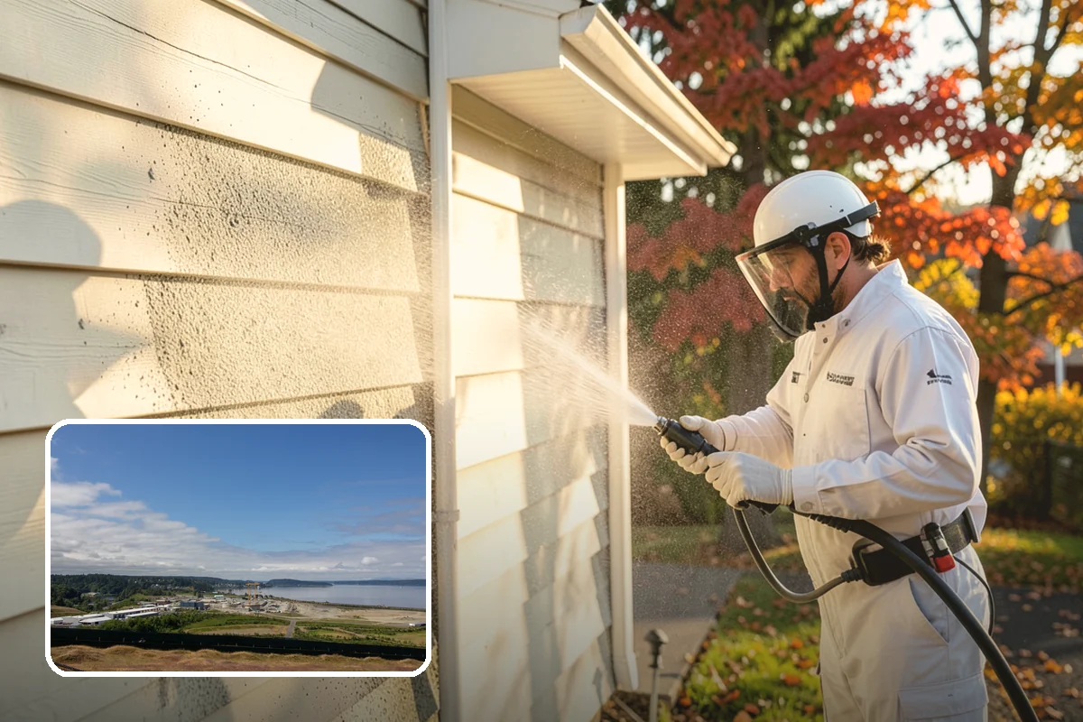 Masonry Restoration Cleaning in University Place, Pierce County, WA - Preserves fragile mortar and softened historic stone