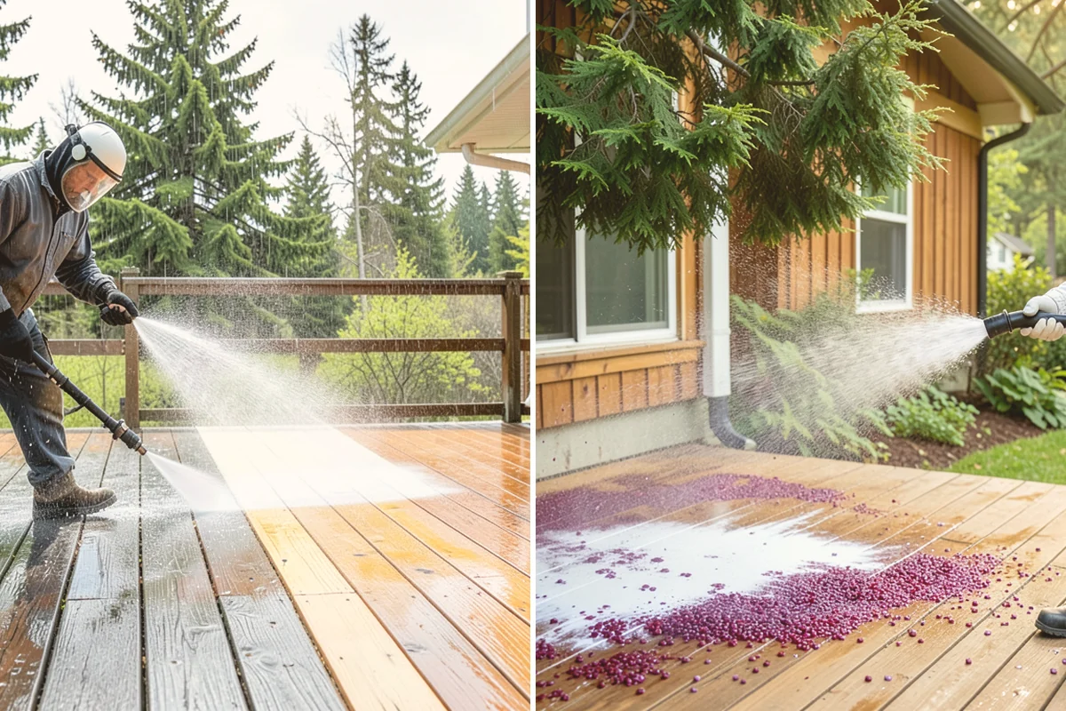 Medical Facility Exterior Cleaning in Bothell, King County, WA - Cordon off work zones and protect landscaping and entry mats
