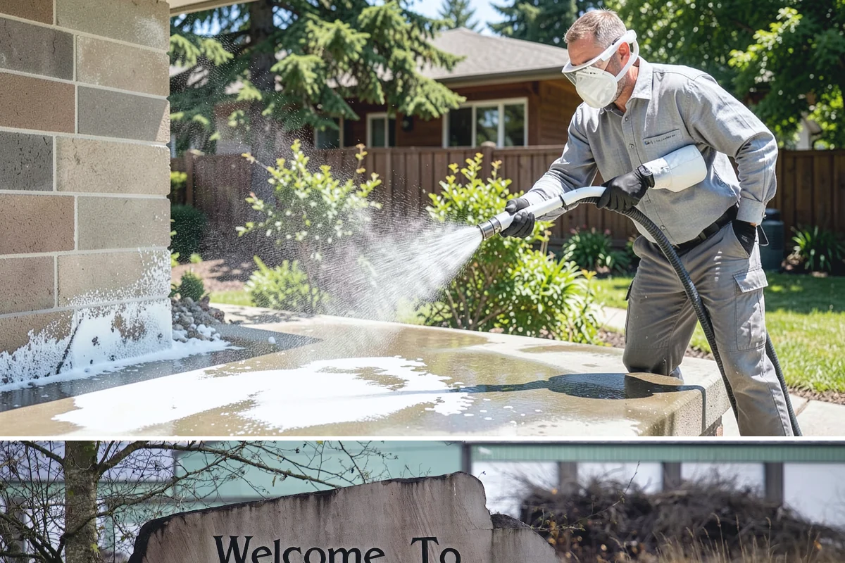 Medical Facility Exterior Cleaning in Buckley, Pierce County, WA - Twice a year, ideally in spring and fall, keeps a medical exterior consistently clean given the Northwest's long damp seasons.