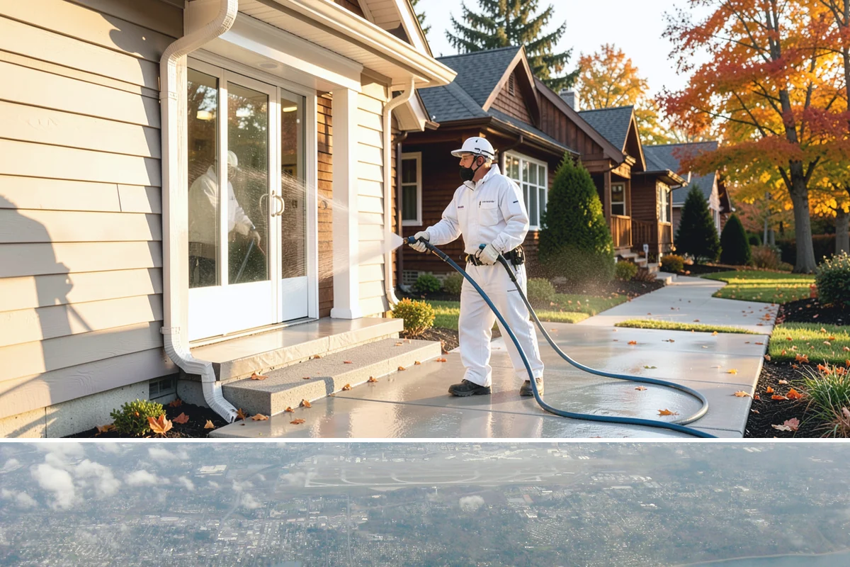 Medical Facility Exterior Cleaning in Burien, King County, WA - Twice a year, ideally in spring and fall, keeps a medical exterior consistently clean given the Northwest's long damp seasons.