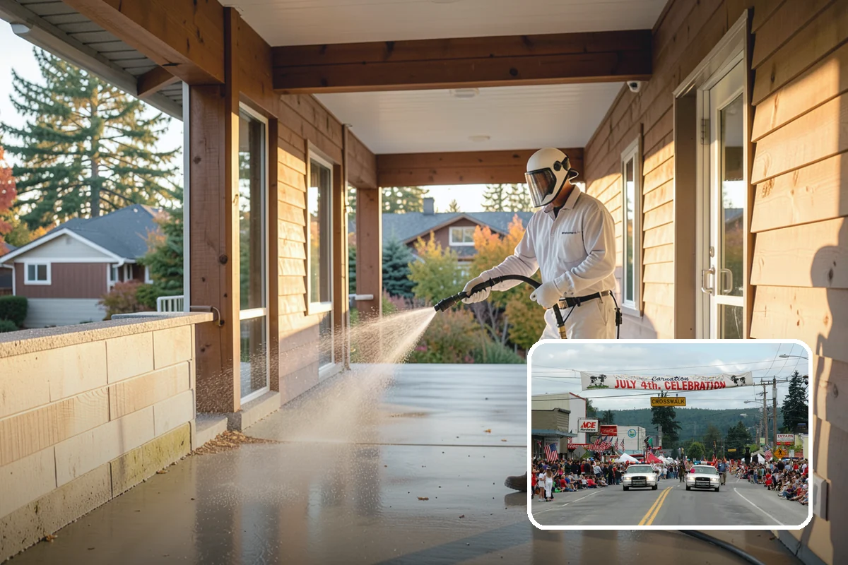 Medical Facility Exterior Cleaning in Carnation, King County, WA - Delivers a visibly clean, sanitary entrance that reassures patients