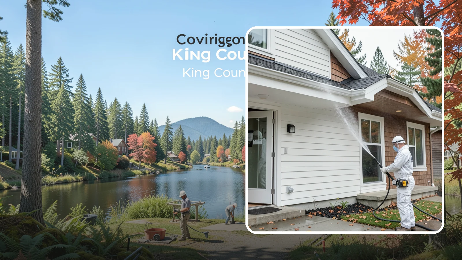 Medical Facility Exterior Cleaning in Covington, King County, WA - Sanitizing exterior wash for clinics and medical offices that removes biofilm, mildew, and grime from entrances, walkways, and...