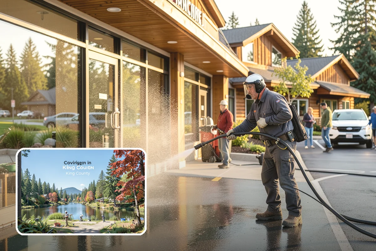 Medical Facility Exterior Cleaning in Covington, King County, WA - Delivers a visibly clean, sanitary entrance that reassures patients