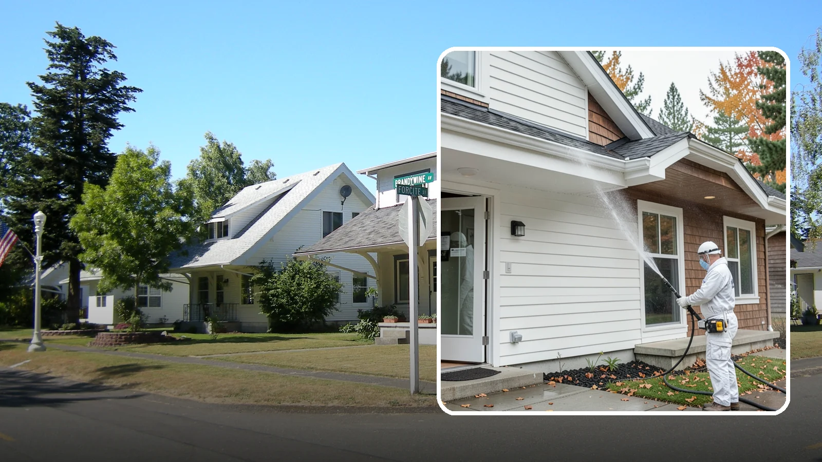 Medical Facility Exterior Cleaning in DuPont, Pierce County, WA - Sanitizing exterior wash for clinics and medical offices that removes biofilm, mildew, and grime from entrances, walkways, and...
