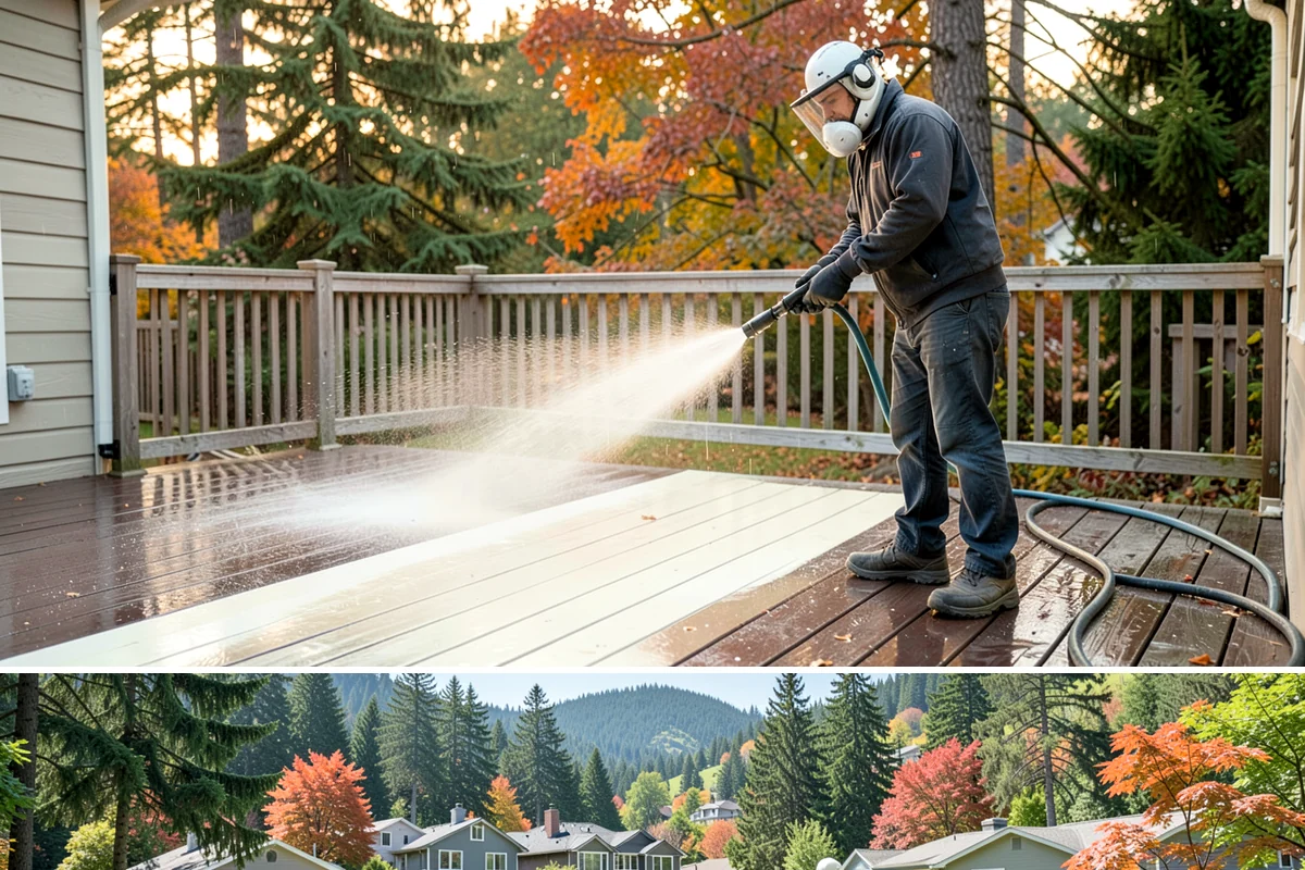 Medical Facility Exterior Cleaning in Fircrest, Pierce County, WA - Twice a year, ideally in spring and fall, keeps a medical exterior consistently clean given the Northwest's long damp seasons.