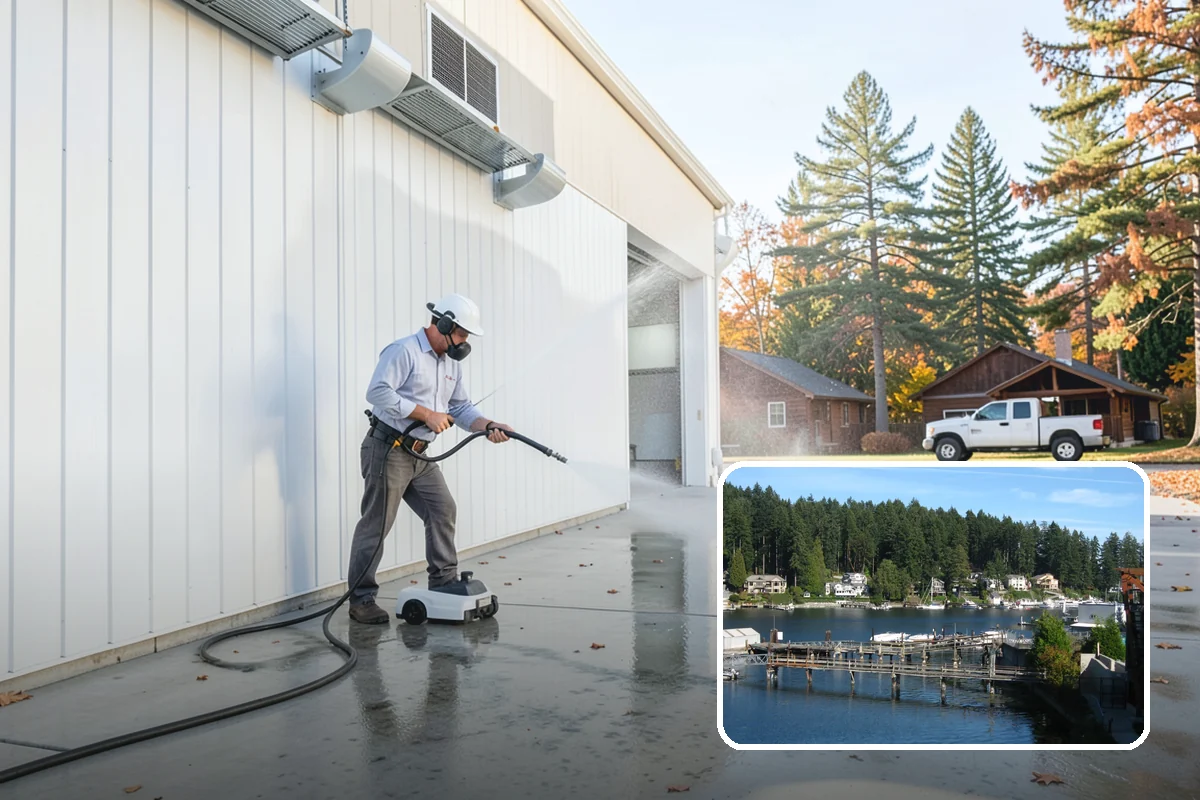 Medical Facility Exterior Cleaning in Gig Harbor, Pierce County, WA - Delivers a visibly clean, sanitary entrance that reassures patients