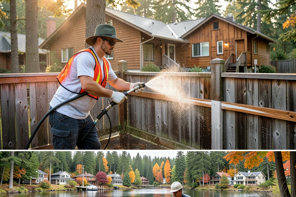 Medical Facility Exterior Cleaning in La Conner, Skagit County, WA - Twice a year, ideally in spring and fall, keeps a medical exterior consistently clean given the Northwest's long damp seasons.