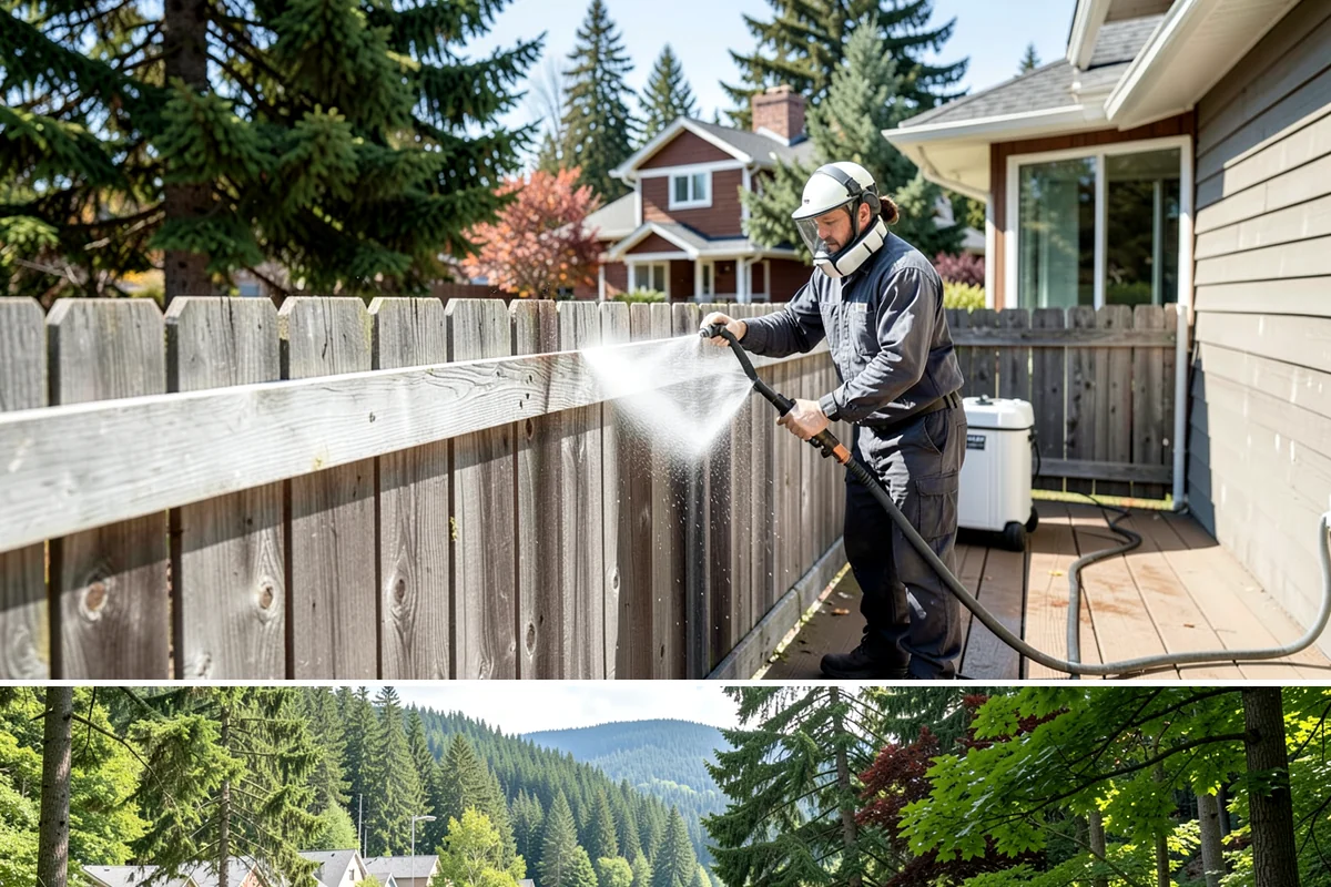 Medical Facility Exterior Cleaning in Lake Forest Park, King County, WA - Twice a year, ideally in spring and fall, keeps a medical exterior consistently clean given the Northwest's long damp seasons.
