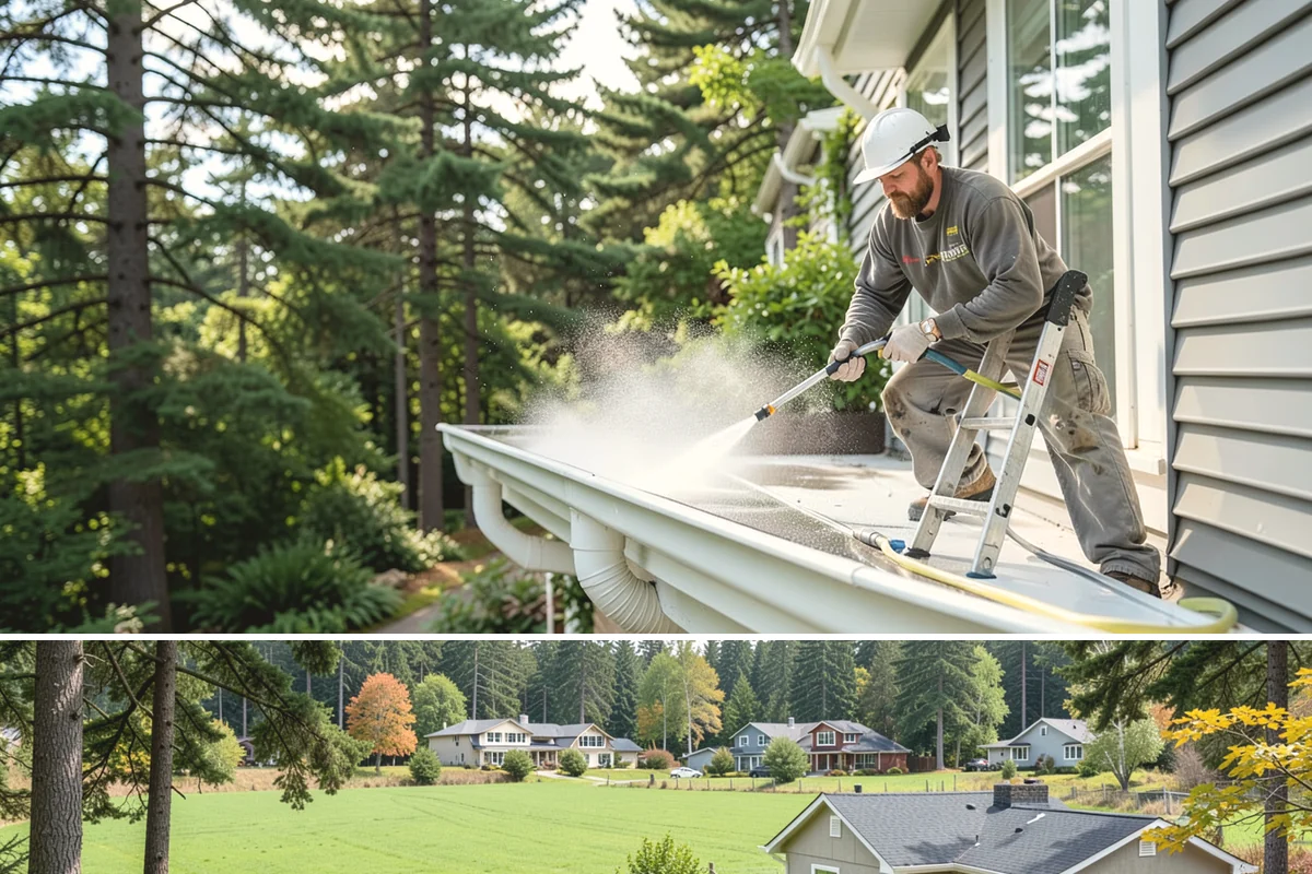 Medical Facility Exterior Cleaning in Lyman, Skagit County, WA - Twice a year, ideally in spring and fall, keeps a medical exterior consistently clean given the Northwest's long damp seasons.