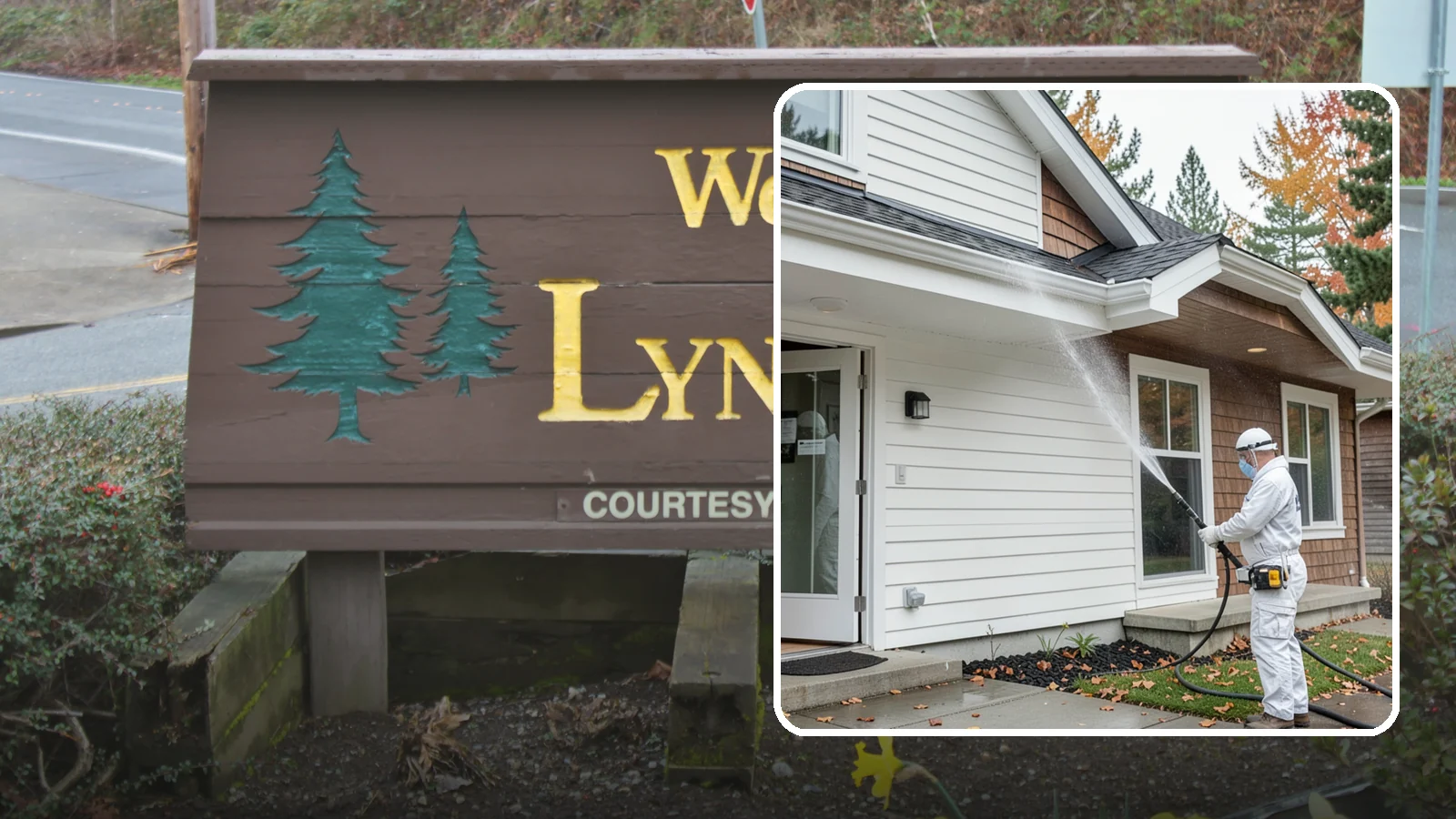 Medical Facility Exterior Cleaning in Lynnwood, Snohomish County, WA - Sanitizing exterior wash for clinics and medical offices that removes biofilm, mildew, and grime from entrances, walkways, and...