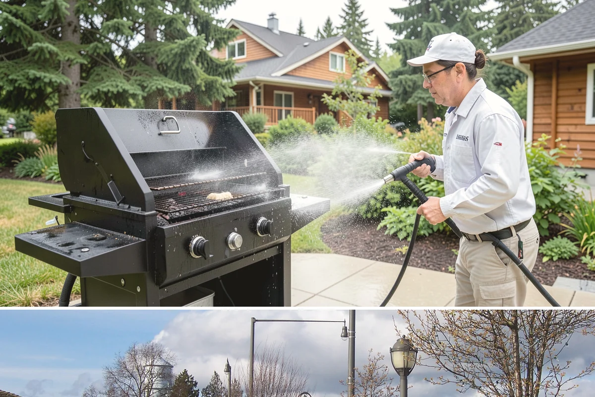 Medical Facility Exterior Cleaning in Marysville, Snohomish County, WA - Twice a year, ideally in spring and fall, keeps a medical exterior consistently clean given the Northwest's long damp seasons.