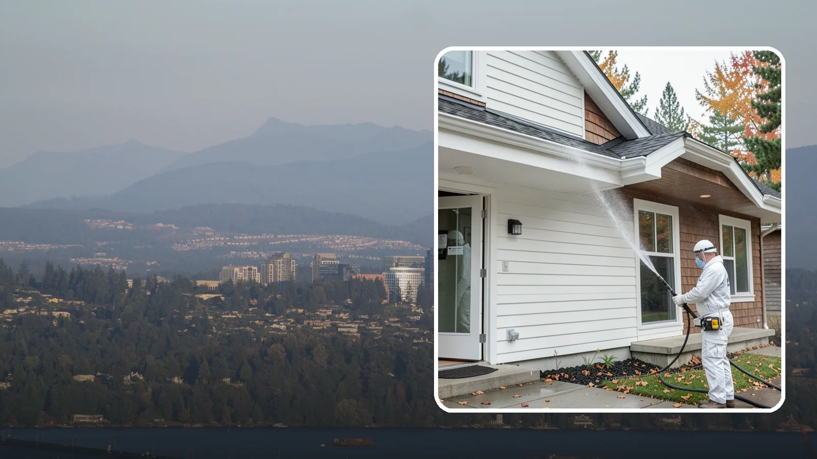 Medical Facility Exterior Cleaning in Medina, King County, WA - Sanitizing exterior wash for clinics and medical offices that removes biofilm, mildew, and grime from entrances, walkways, and...