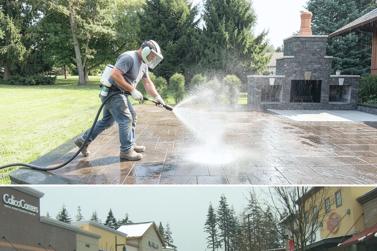 Medical Facility Exterior Cleaning in Mill Creek, Snohomish County, WA - Twice a year, ideally in spring and fall, keeps a medical exterior consistently clean given the Northwest's long damp seasons.