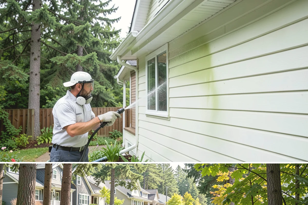 Medical Facility Exterior Cleaning in Normandy Park, King County, WA - Twice a year, ideally in spring and fall, keeps a medical exterior consistently clean given the Northwest's long damp seasons.