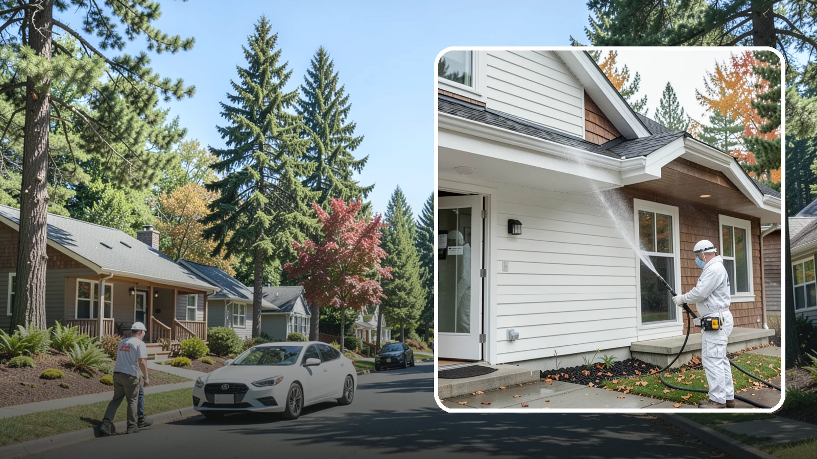 Medical Facility Exterior Cleaning in Orting, Pierce County, WA - Sanitizing exterior wash for clinics and medical offices that removes biofilm, mildew, and grime from entrances, walkways, and...