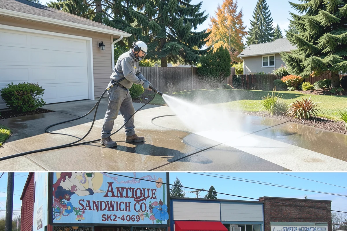Medical Facility Exterior Cleaning in Ruston, Pierce County, WA - Twice a year, ideally in spring and fall, keeps a medical exterior consistently clean given the Northwest's long damp seasons.