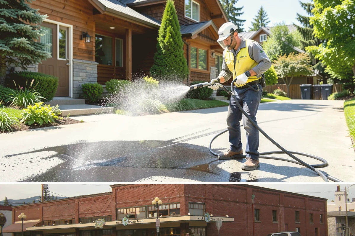 Medical Facility Exterior Cleaning in Sedro-Woolley, Skagit County, WA - Twice a year, ideally in spring and fall, keeps a medical exterior consistently clean given the Northwest's long damp seasons.