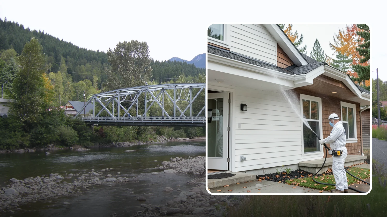 Medical Facility Exterior Cleaning in Skykomish, King County, WA - Sanitizing exterior wash for clinics and medical offices that removes biofilm, mildew, and grime from entrances, walkways, and...