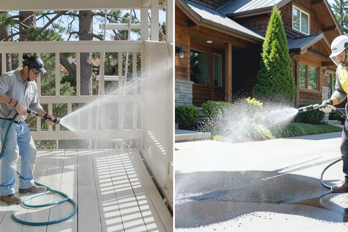 Medical Facility Exterior Cleaning in Skykomish, King County, WA - Cordon off work zones and protect landscaping and entry mats