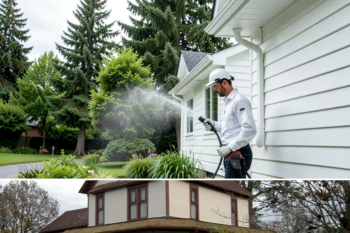 Medical Facility Exterior Cleaning in Sumner, Pierce County, WA - Twice a year, ideally in spring and fall, keeps a medical exterior consistently clean given the Northwest's long damp seasons.
