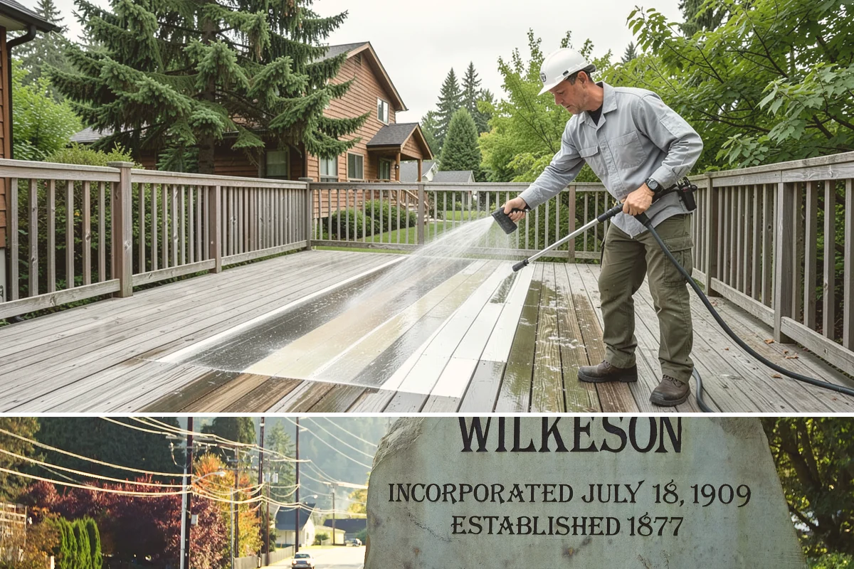 Medical Facility Exterior Cleaning in Wilkeson, Pierce County, WA - Twice a year, ideally in spring and fall, keeps a medical exterior consistently clean given the Northwest's long damp seasons.