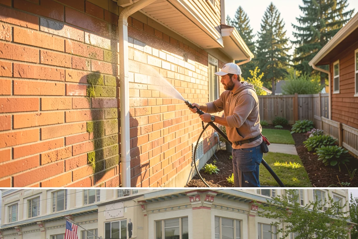 Metal Cleaning in Anacortes, Skagit County, WA - Clean exterior metal in late spring to remove the film that builds through the damp winter and to slow seasonal corrosion.