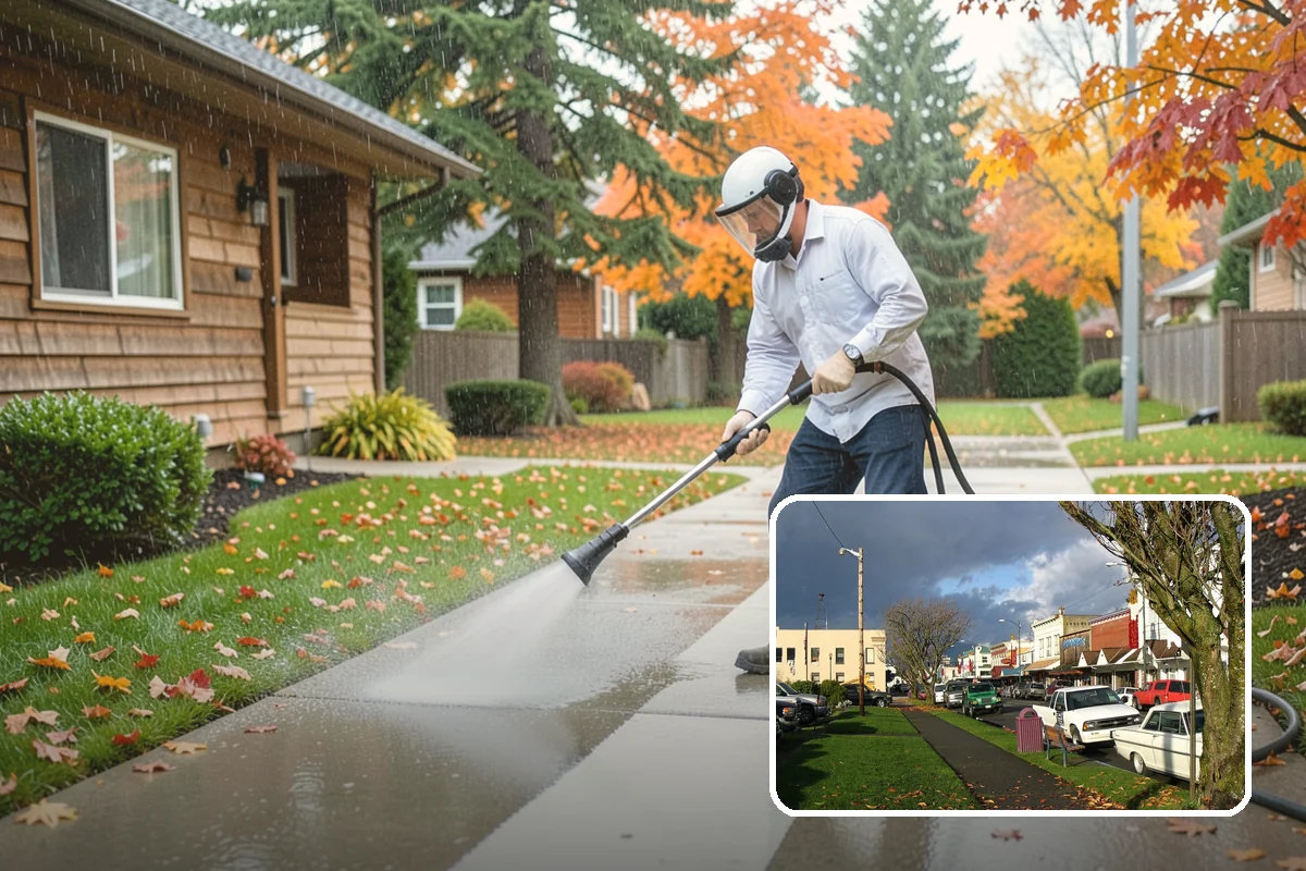 Metal Cleaning in Arlington, Snohomish County, WA - Lifts grime and oxidation film from exterior metal