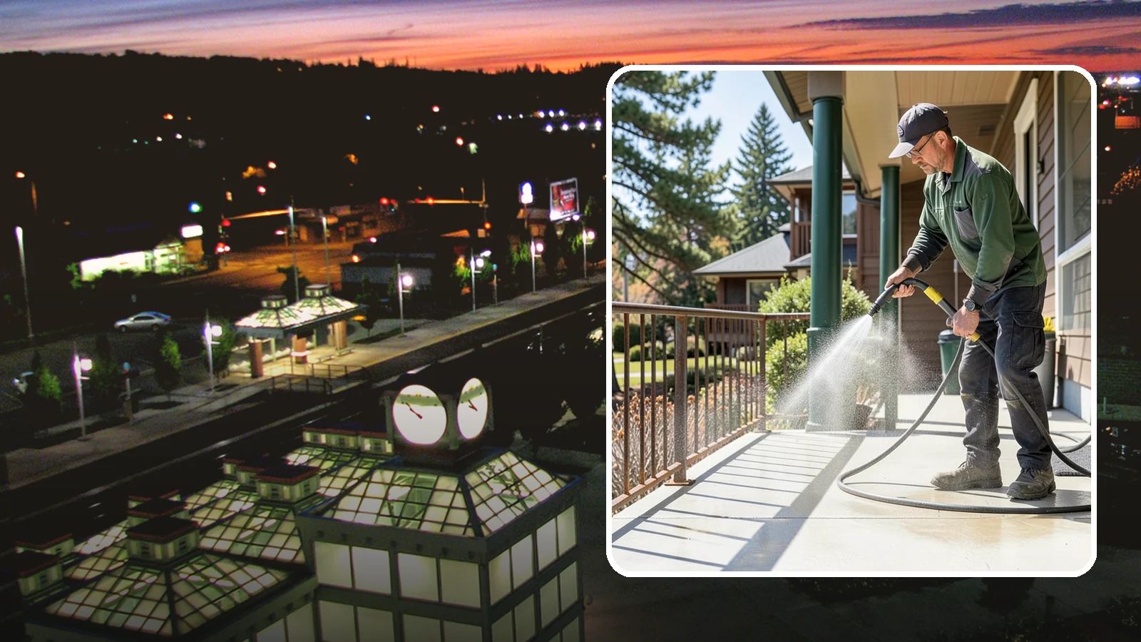 Metal Cleaning in Auburn, King County, WA - Gentle cleaning of exterior metal surfaces and railings that removes grime, oxidation film, and staining without scratching.
