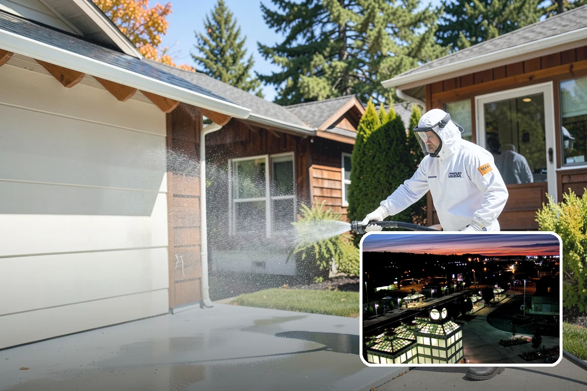 Metal Cleaning in Auburn, King County, WA - Lifts grime and oxidation film from exterior metal