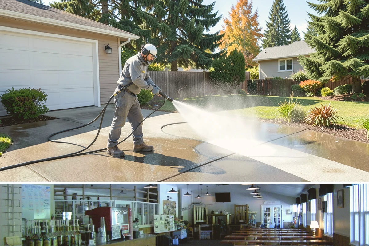 Metal Cleaning in Black Diamond, King County, WA - Clean exterior metal in late spring to remove the film that builds through the damp winter and to slow seasonal corrosion.