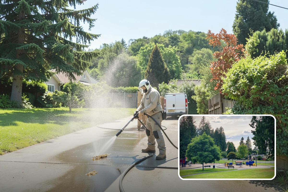 Metal Cleaning in Bonney Lake, Pierce County, WA - Lifts grime and oxidation film from exterior metal